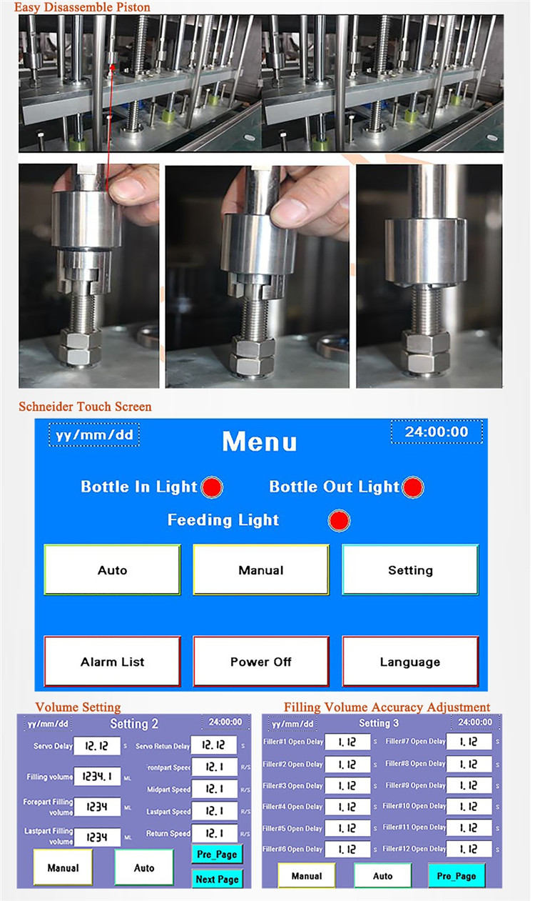 Automaatne servomootoripudeli täitmise masin 6