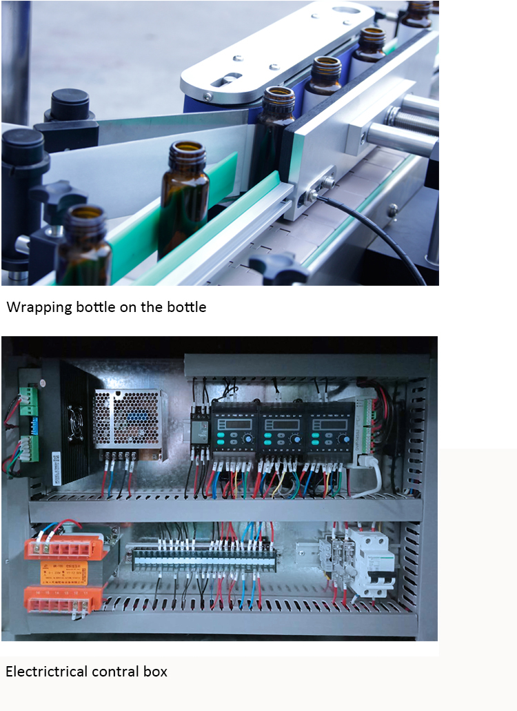 Automaatne ümmarguse pudeli mähise sildistaja